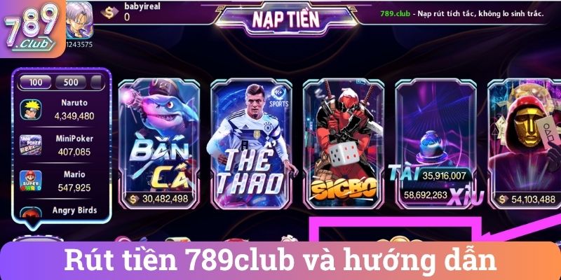 Rut tien 789club va huong dan Rút tiền 789club và hướng dẫn